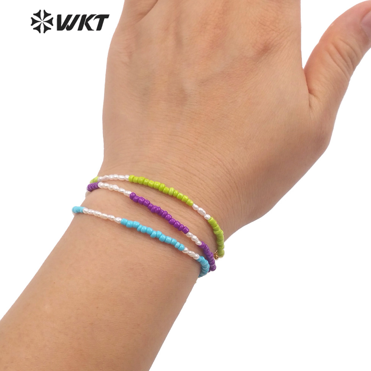 WT-MPB079 Women Elegant Tiny 2 - огляд і ціна Ceramic Link Bracelet