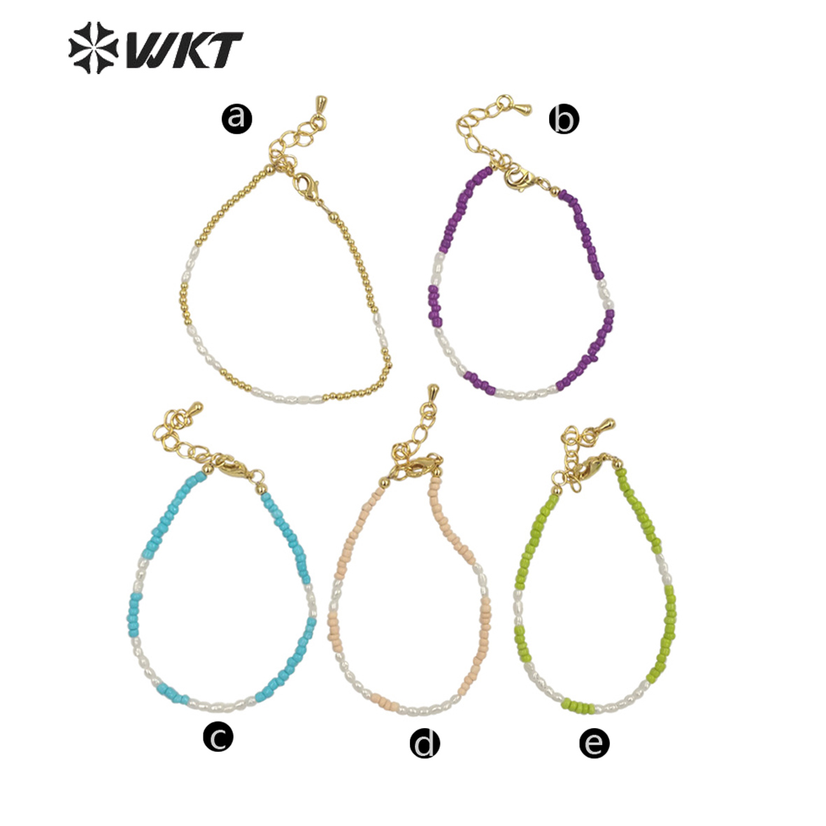 WT-MPB079 Women Elegant Tiny 2 - огляд і ціна Ceramic Link Bracelet