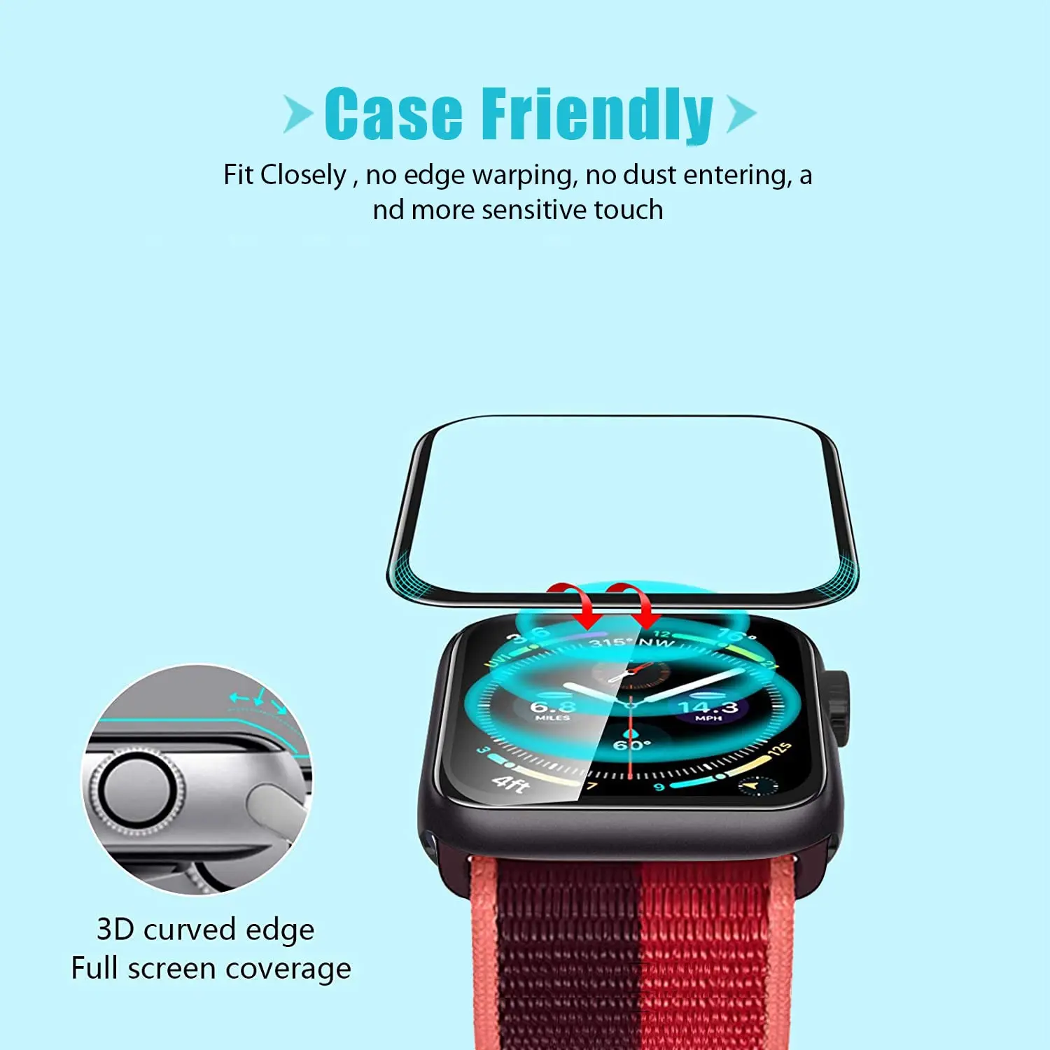 Screen Protector 3D Tempered F - огляд і ціна Watch Face Protector