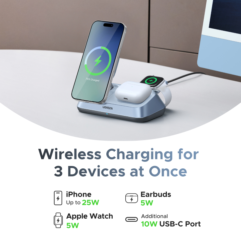 UGREEN Qi2 25W MAX Magnetic Wi - огляд і ціна Smartwatch Ac