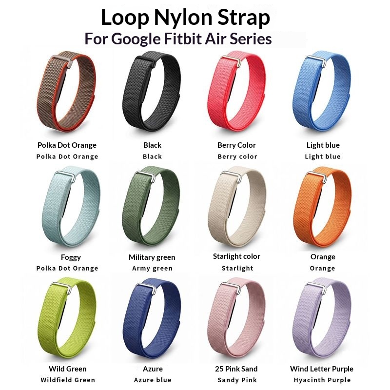 NEW For Google Fitbit Air Nylo - огляд і ціна Sport Loop Strap