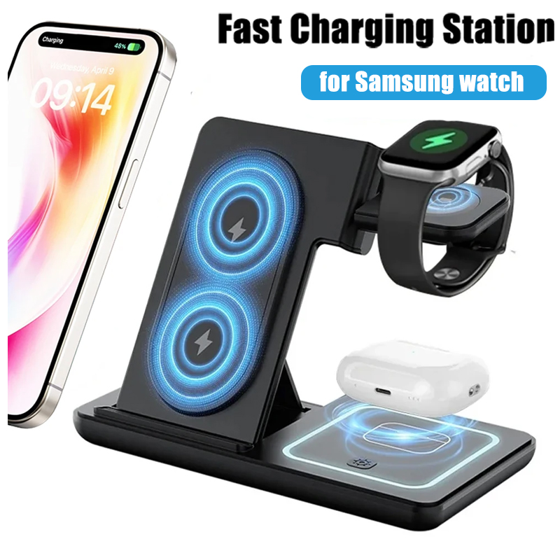 3 in 1 Foldable Wireless Charg - огляд і ціна Smartwatch Ac