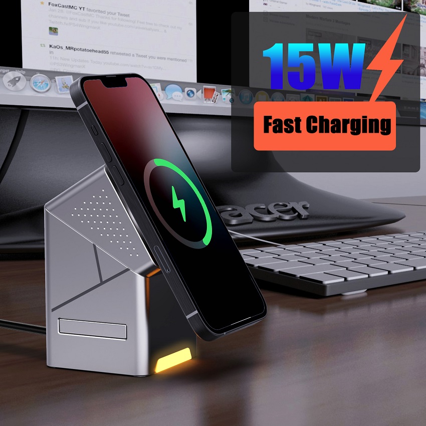 3 in 1 Magnetic Wireless Charg - огляд і ціна Smartwatch Ac